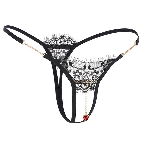 Mulher Sexy Lingerie Erótica Calcinha Aberta Na Virilha Pornô Renda Bordada Roupa Interior Transparente Sem Virilha Vestir Sexo Tanga fio dental Tanga235j