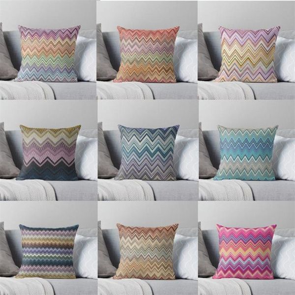 Kussensloop Missoni Home Zigzag Gooi Slaapkamer Sofa Anime Bed Mode Kussensloop CasePillow205x