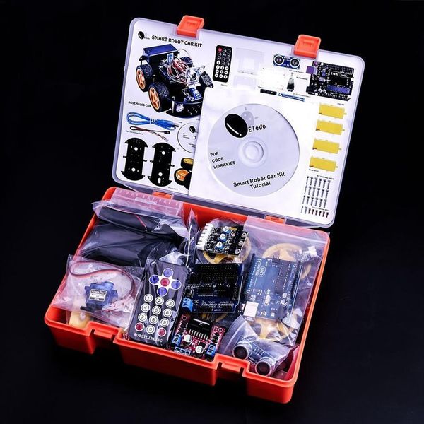 Mais novo kit de carro de brinquedo inteligente e educacional para iniciantes com tutorial299B