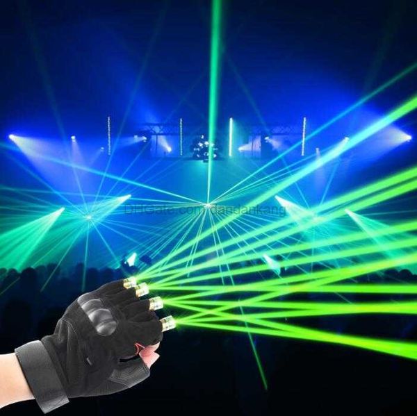 Beam Glow Red Purple Green Dancing Stage Gloves Ручная мощная диджейская лазерная фестивальная вечеринка светодиодная барная бара RGB Flash для взрослых лазерных перчаток