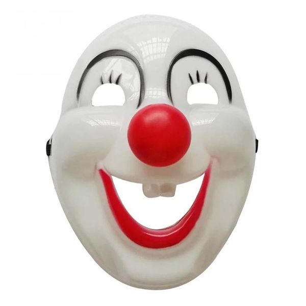 Circus Troupe Komik Palyaço Kostüm Cosplay Mask Ürünlü Cadılar Bayramı Joker Yetişkin Hayalet Şenlikli Tatil Gösterisi Partisi Masquerade Dekor