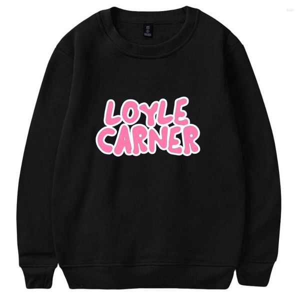 Мужские толстовины Wawni Loyle Carner Crewneck Whothirt Hip-Hop в стиле грузовика Harajuku Пуловой унисекс-топы повседневная уникальная одежда с длинным рукавом