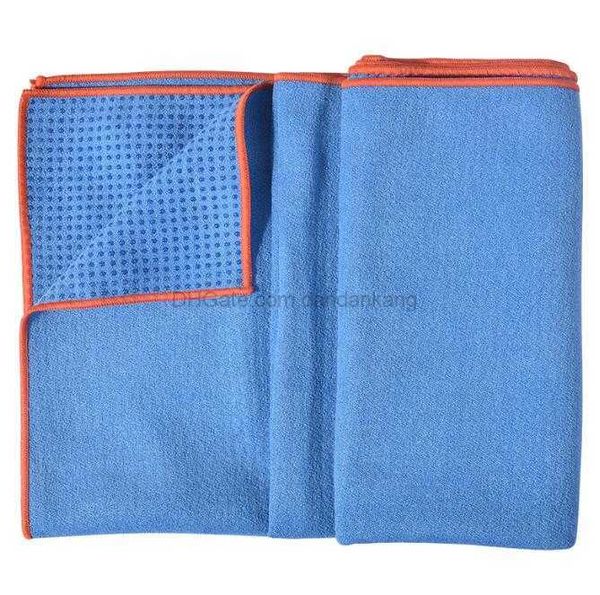 Mikrofiber Yoga Battaniye Havlu Anti Skid Pilates Egzersiz Havlu Silikon Kavrama Noktaları Kaymaz Yoga Mat Kapağı Havlu Açık Kamp Plaj Uyku Paspasıları