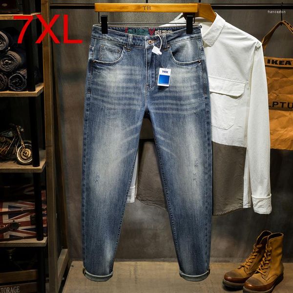 Мужские штаны 2023 Корейский стиль модная уличная одежда хип -хоп мешковатые ретро -джинсы Брюки Джинсовые