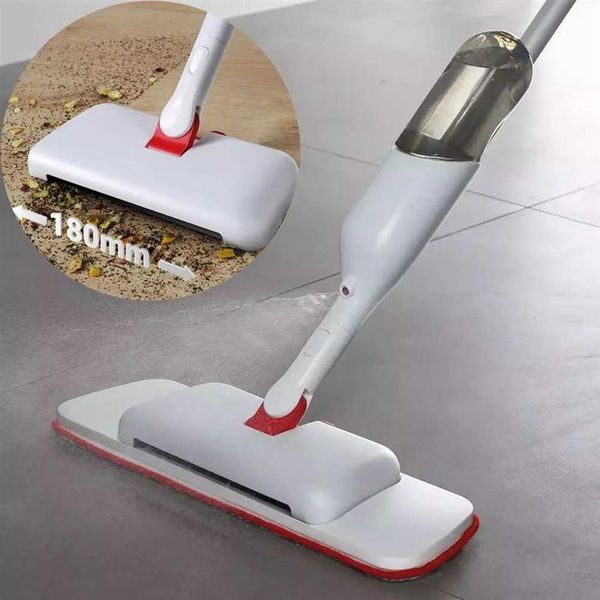 Eyliden 3 em 1 Spray Mop Sweeper com Microfiber Pad Scraper Refillable Water Tank para Hardwood Ceramic Tile Floor Cleaning 21082808