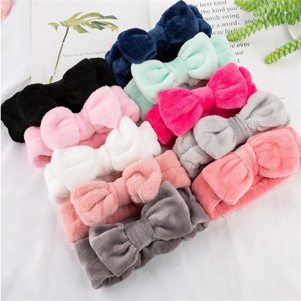 Bonito Coral Fleece Soft Headband Cross Top Kont Hairband Elastic Hair Band For Women Girls Wash Face Tu Com Visor LCD Titânio P255a