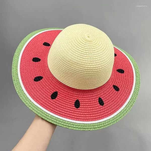 Широкие шляпы модную пляжную шляпу летняя большая праздничная корейская версия всех маленьких свежего пилотационного ребенка соломинка