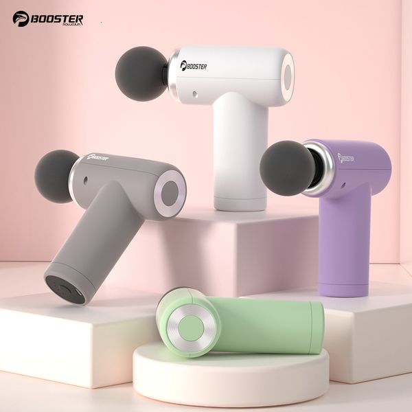 Массагер с полным телом Booster x6 Mini Massage Gun Homevuncation Multifunction Ftness Женский релаксация мышечной релаксации Электрическая спортивная массажная машина 230720