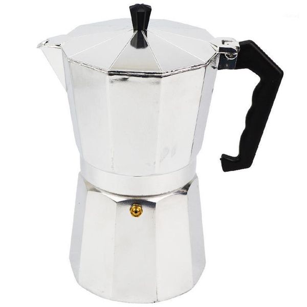 Kaffeemaschine Topf 3 6 9 12 Tassen Espressokanne Aluminium Moka Kaffeemaschine Moka Espresso Latte Perkolator Herd Top1267L