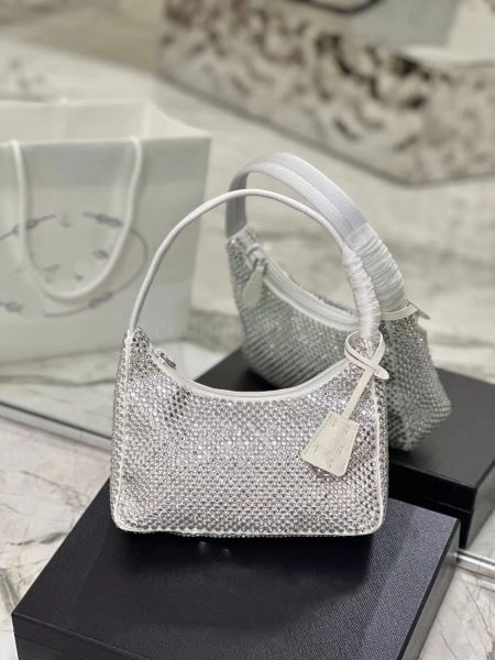 Designer bolsa de ombro com strass zíper cinto corrente bolsa axilas bolsa feminina luxo 1ne515 frete grátis novo