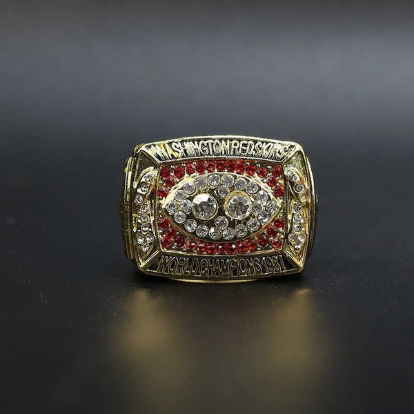 Кольца-кольца Кольцо чемпионата Вашингтона по футболу с красной кожей 1987 года