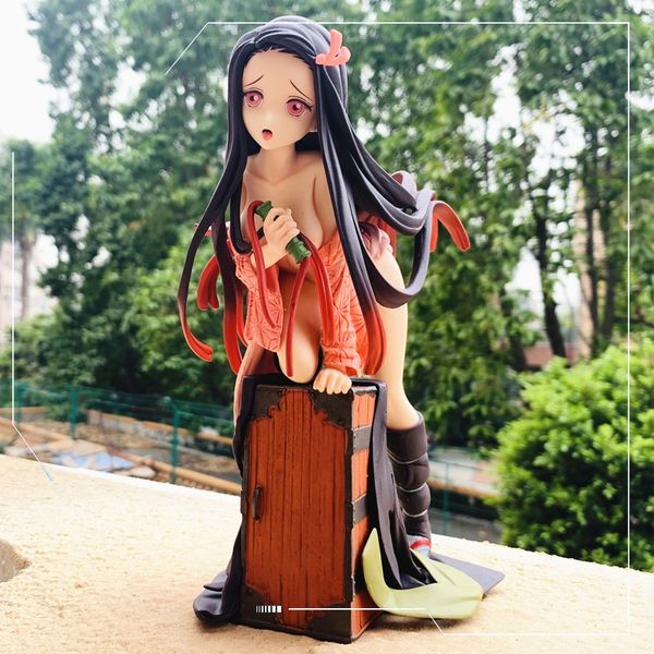 Manga anime figura anime slayer demone kimetsu no yaiba kamado nezuko sexy ragazza pvc figura hentai figura giocattolo brinquedos