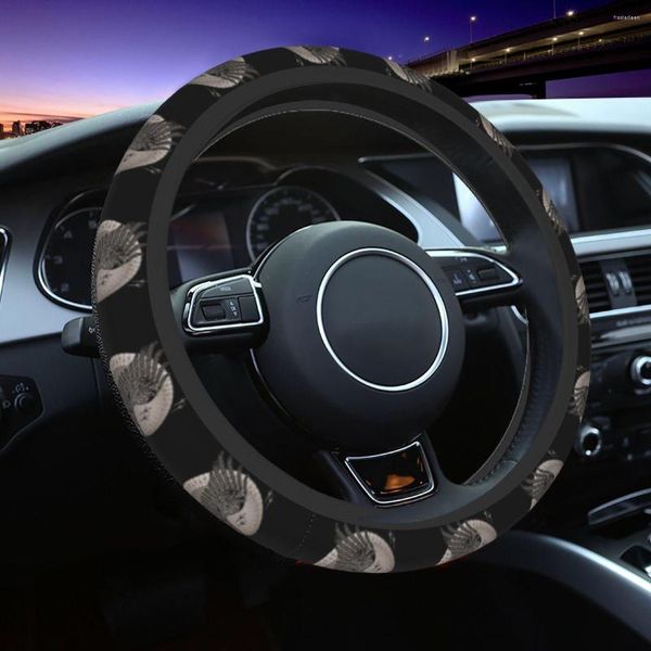 Coprivolanti 38cm Viking Universal Raven Valhalla Braid On The Cover Auto Decoration Accessori per auto