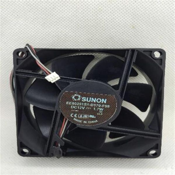 Sunon EE80251S1-D170-F99 80 80 25 1 7W EP6127 12V 3 Hat Projektör Soğutma Fan214y