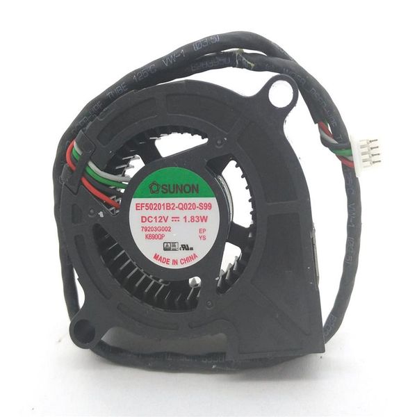Ventilador de resfriamento do ventilador do projetor novo original SUNON EF50201B2-Q020-S99 DC12V 1 83W 50 20MM 4Lines256k