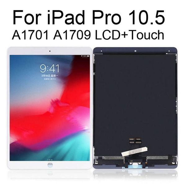 Tablet PC Schermi Per iPad Pro 10 5 pollici A1701 A1709 Display LCD Touch Screen Digitizer Vetro Assemblea Completa Sostituzione Tablet216P