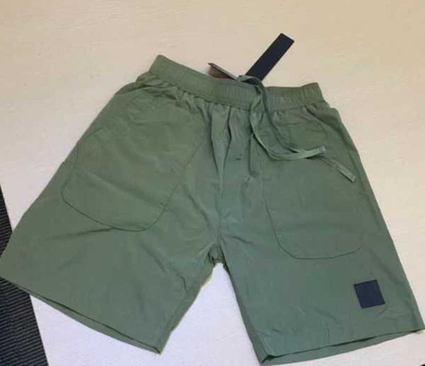 Praia 2023 Shorts Verão Masculino Calça Curta Moda Correndo Solto Secagem Rápida Processo de Lavagem de Tecido Puro Moderno Casual Hip-hop Ins Stones Island Motion atual 60ess