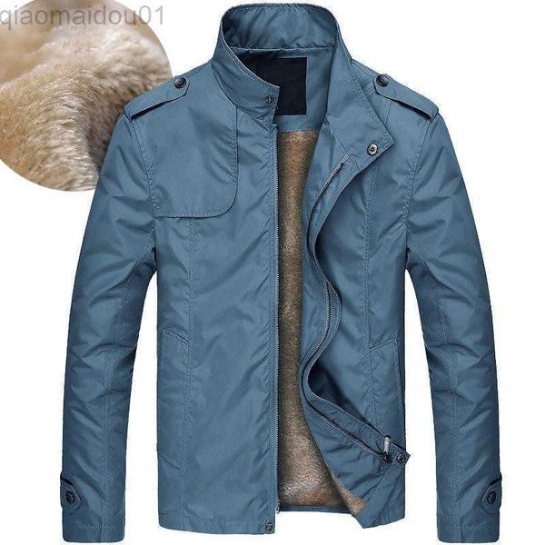 Giacche da uomo giacca invernale da uomo antivento Plus velluto spesso giacca calda da uomo giacca bomber cappotto da uomo abbigliamento casual parka da uomo L230721