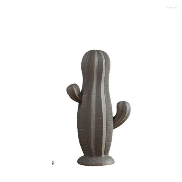 Vasi Modern Simple Creative Home Living Room Decoration Artigianato Ornamenti Disposizione dei fiori di cactus Vaso in ceramica