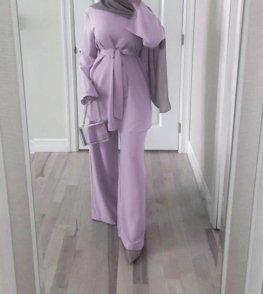 Ethnische Kleidung 2 Stück Dubai Abaya Türkischer Hijab Muslimische Kleider Kaftan Islamische Grote Maten Dames Kleding Ensemble Femme Musulmane 230720
