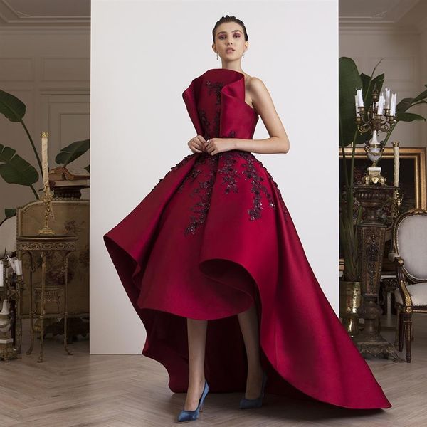 Мода глубоко красные выпускные платья выпускной выпускной