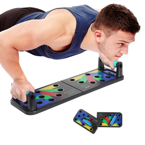 Push Up Rack Board Plegable Multifuncional Push Up Rack Board Home Workout Abdominal Muscle Ejercicio Equipment274s