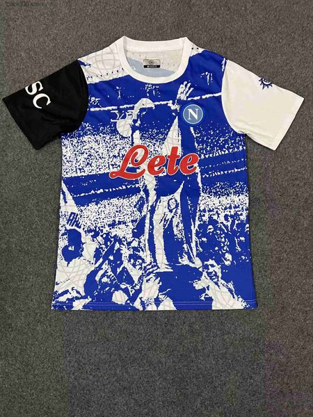Fans Tops Te-Shirts 22-23 Napoli Herren T-Shirts Sommer Fußballfan Polos atmungsaktiven Stoff Outdoor Football Casual Professional Shirt T230720