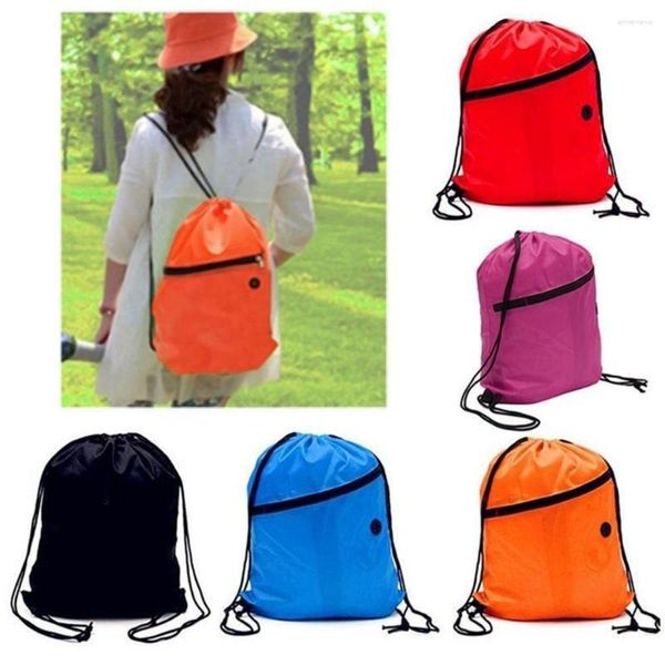 Borse per la spesa Cinch Sack Sport Duffle Storage Ambientale Palestra Zaino impermeabile Borsa con coulisse