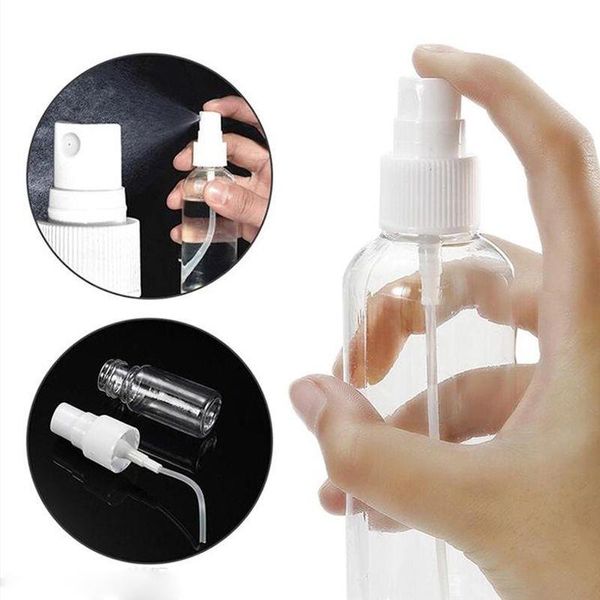 Frasco de spray de plástico 120ml transparente bomba de spray garrafa recipiente de cosméticos vazio 4 oz 1000 pçs lote frete grátis dltnw
