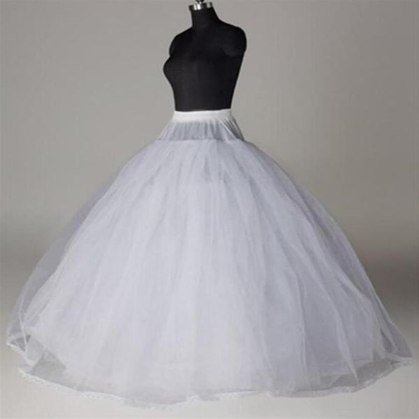 Ucuz gelinlik petticoats çemberler balo elbiseleri cenizli gelin elbiseler artı boyutu crinoline petticoats237g