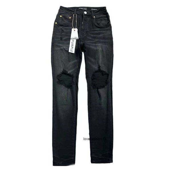 Jeans viola di marca Jeans ksubi da uomo jeans firmati Anti Slim Fit Jeans fashiion casual vera nuova linea L'originale è 1 a 1