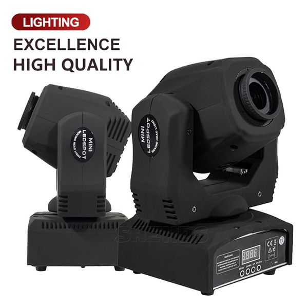 SHEHDS 60w Led Spot Light 7 Gobos Moving Head Light DMX 9 11 Canali Light Master-Slave Auto Run Sound Controller Fast 291n