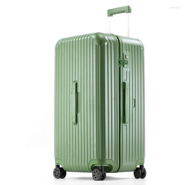 Koffer 2023 MOJY Factory Direct Sale Private Customization Green Aluminio Trolly Cabin Travel Mittelgroßes Gepäck mit Rädern Promotion