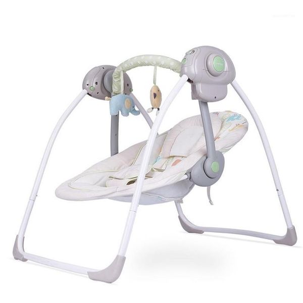 Berços berços 6 equipamentos para acalmar o bebê adormecido música cadeira de balanço berço elétrico balanço nascido cadeira calmante1226s