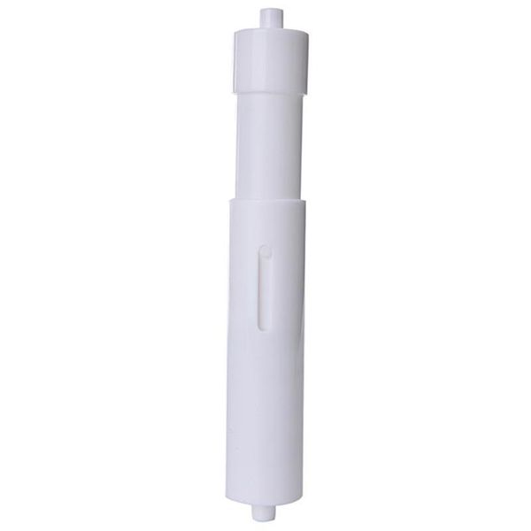 Porte-papier hygiénique en plastique blanc support de rouleau de remplacement rouleau insérer broche Spring249w