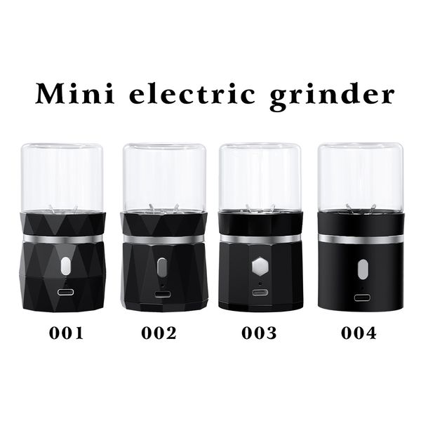 Mini moedor de ervas elétrico kit eletrônico grama tempero ervas carga usb triturador de tabaco triturador triturador de metal