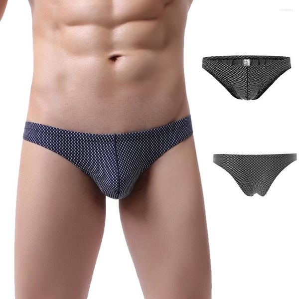 Unterhosen Herren Dreieckshöschen Niedrige Taille Bikini Unterwäsche Badehose Slips Elastische Ausbuchtung Badebekleidung Für Männer