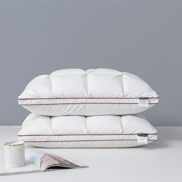 Peter Khanun 48 74cm Design de Marca 3D Pão Pato Branco Almofadas de Penas de Ganso para Dormir Almofadas Têxteis Domésticos 014 T200729298I