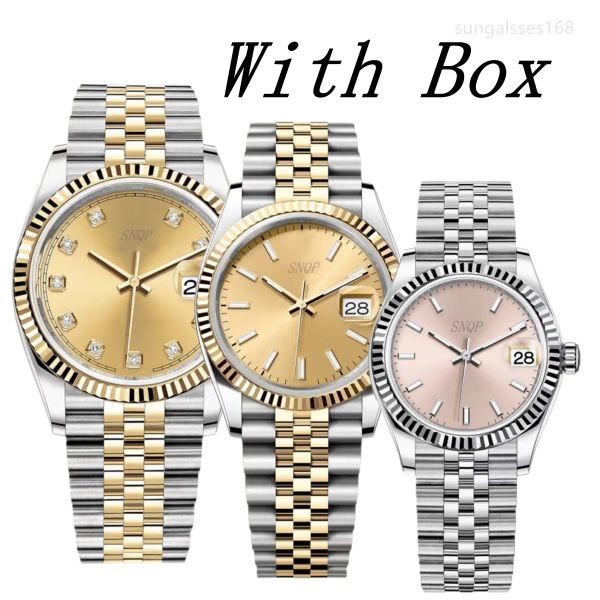 orologi da uomo orologi meccanici di design orologi automatici con data 41mm di alta qualità oyster orologio sportivo da donna impermeabile orologio di lusso all'ingrosso 36mm oro rosa