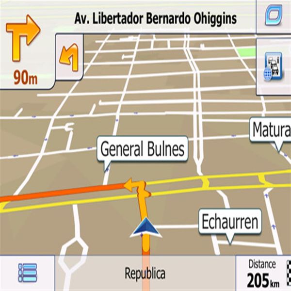 USA USA için CAR IGO Primo GPS Navigatör Haritası ile En Son 8GB SD TF Bellek Kartı Mexico2398