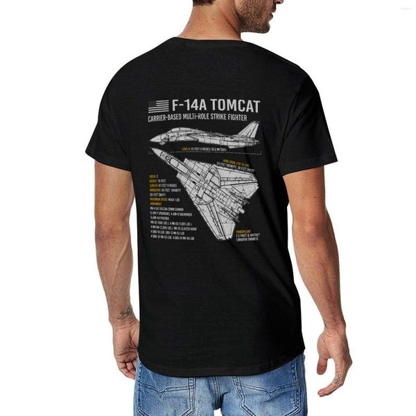 Polo da uomo F-14 Tomcat US Navy Aircraft Plane USAF Airplane Blueprint F14 T-Shirt Vestiti estetici Felpe Allenamento per uomo