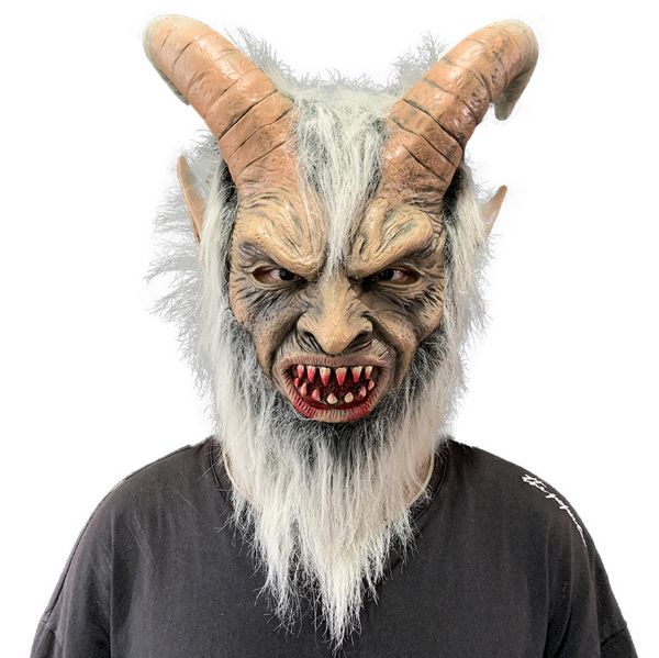 Halloween Cosplay Devil Mask Carnival Party Monster Kostüm Requisiten Weihnachten Horror Dämon Krampus Mask