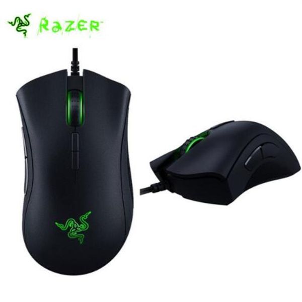 2022 Mouse Razer Deathadder Chroma Usb Mouse ottico da gioco per computer con cavo 6400 Dpi Sensore ottico 325u