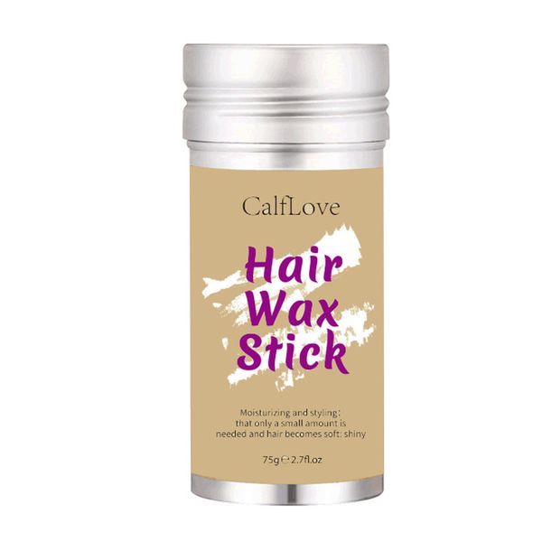 Cera in stick per capelli Cere per capelli scompigliati Crema styling non grassa per stick per capelli per il controllo dei bordi volanti