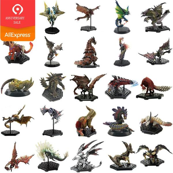 Japan Anime Monster Hunter World Xx Modelli in PVC Dragon Action Figure Decorazione Toy Monsters Model Collection C19041501296Z