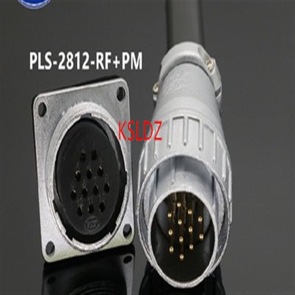 lote 1 peças loteoriginal Novo PLT APEX PLS-2812-RF PM PLS-2812-RF PLS-2812-PMX-R 12PINS Aviation Plug and Socket Co333Q