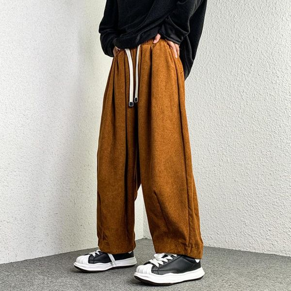 Herrenhosen Herrenhosen Herbst Winter Hosen Harajuku Feste Männliche Harem Cord Oversize Lose Mode Männer Frauen Jogger Streetwear Z230728