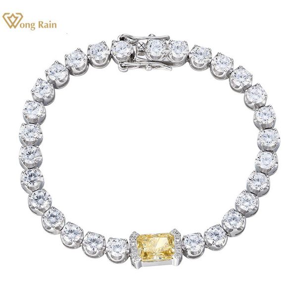 Bangle Wong Rain 100 925 Стерлинговое серебряное измельчение льда