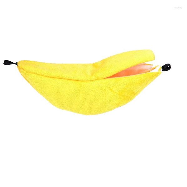 Bottiglie di stoccaggio Amaca a banana per piccoli animali domestici 2 colori Gabbia per criceti Nido per casa di porcellini d'India Accessori per animali caldi invernali