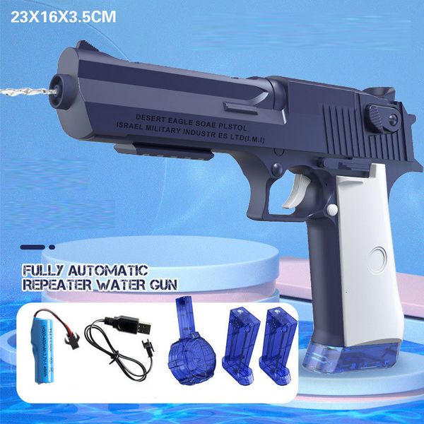 Giocattoli pistola Pistola ad acqua elettrica Desert Eagle Pistola giocattolo Pistola ad acqua completamente automatica Giocattoli da spiaggia per bambini Ragazzi Giochi estivi all'aperto 230720